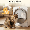 Advwin Semi-Automatic Self-Cleaning Cat Litter Box