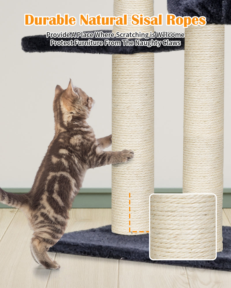 Advwin 145cm Cat Tree Cat Scratcher Post