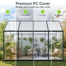 Advwin Walk-in Greenhouse w/ Sliding Door 2.52x1.9x1.84m