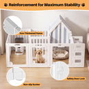 Advwin Pet Playpen with Tent & Storage Rack