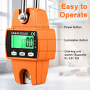 Advwin 300kg/660lb Electronic Crane Scale w/ LCD