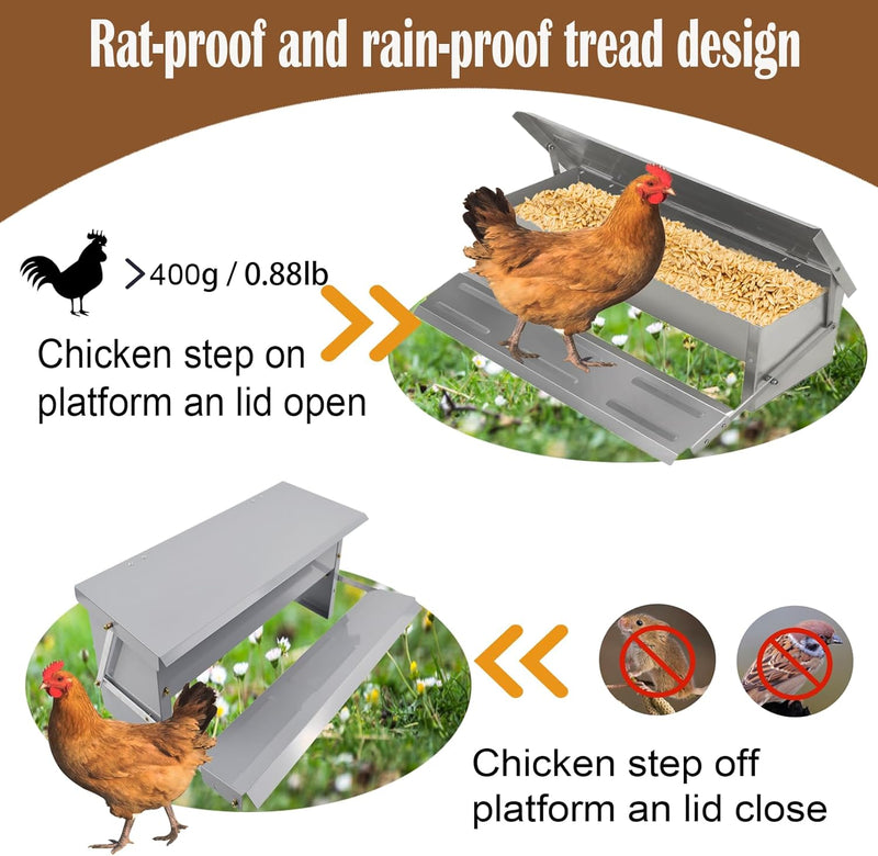 Advwin Automatic Chicken Feeder 10KG Capacity