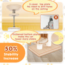 Advwin 6-Tier Cat Tree Adjustable Height(260-290 cm)