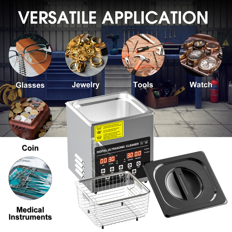 Advwin 2L Ultrasonic Cleaner  with Timer and Heater