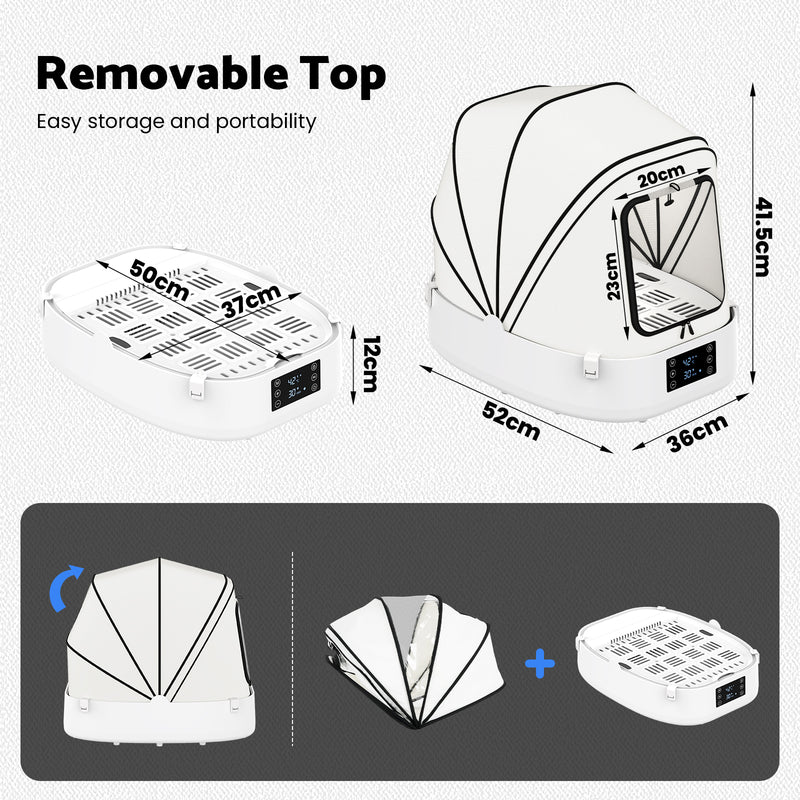 Advwin Foldable Automatic Pet Hair Dryer Box