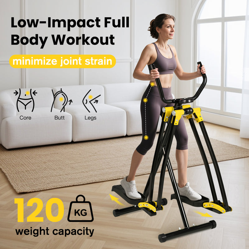 Advwin Air Walker Exercise Machine Foldable Fitness Glider