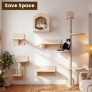 Advwin 7-in-1 Wall Mounted Cat Shelves for Play & Rest