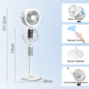 Advwin Pedestal Fan 3D Oscillating Height Adjustable