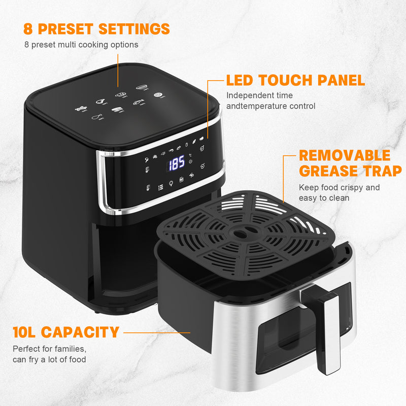 Advwin 10L Oil-Less Air Fryer