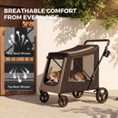 Advwin Heavy Duty Foldable Large Dog Stroller Up to 40kg