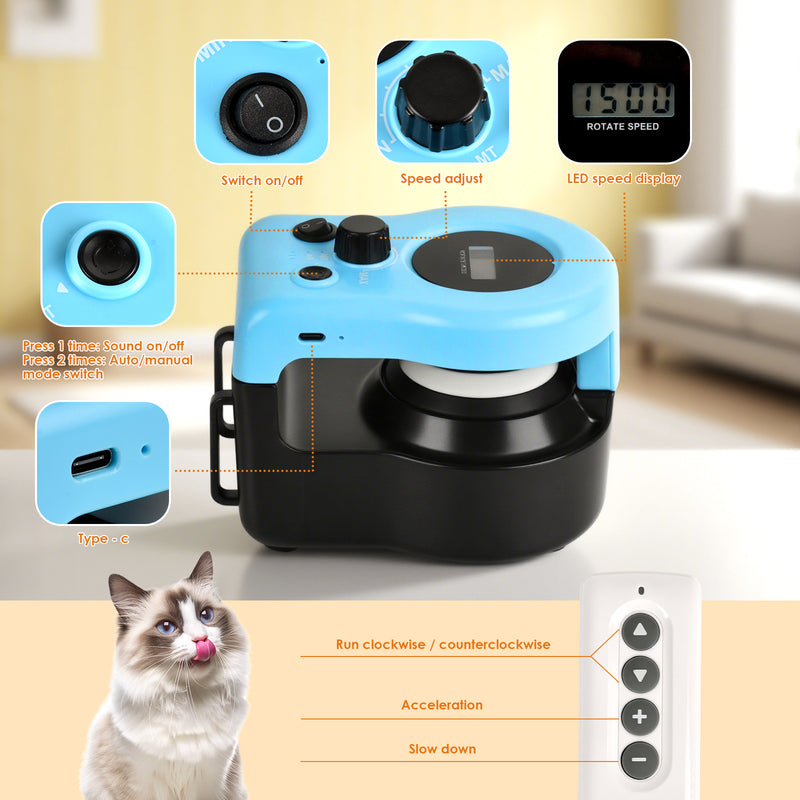 Advwin Interactive Cat Toy Treadmill for Indoor Cats