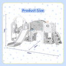 Advwin 10-in-1 Kids Slide Swing Set Indoor & Outdoor Playset