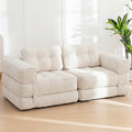 Advwin 3-in-1 Convertible Folding Sofa Bed 2PCS