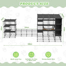 Advwin Cat Enclosures DIY Pet Kennels Playpen for 1-6 Cats