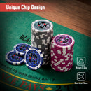 Advwin 500PCS Poker Chips Set Poker Set with Denominations
