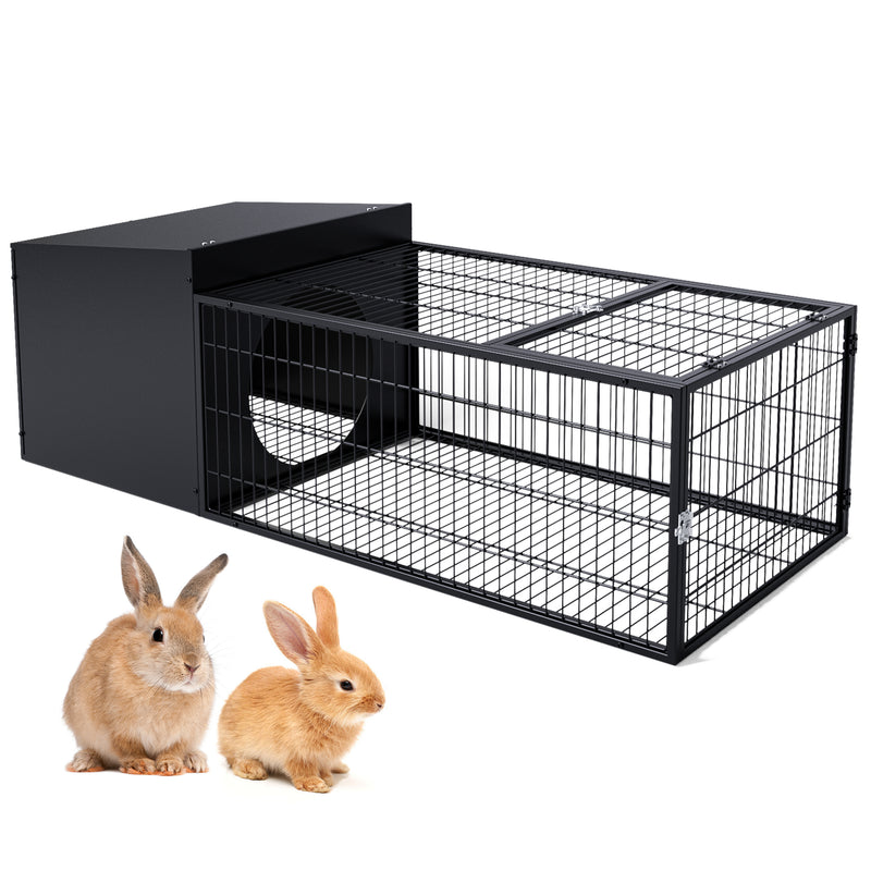 Advwin Metal Waterproof Rabbit/Bunny Cage 120x51x40cm