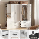 Advwin 2 Doors Armoire Wardrobe Closet with Mirror (Pre-Order)