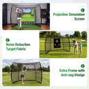 Advwin 10 x 8ft Golf Hitting Net with Target Cloth