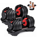 Advwin 24KG × 2 Adjustable Dumbbell Set