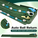 Advwin Golf Putting Mat with Auto Ball Return & 5 Holes
