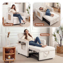 Advwin 3 in 1 Convertible Sofa Bed Velvet Sleeper Chair (Pre-Order)