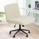 Advwin Armless Ergonomic Office Chair Cross-Legged