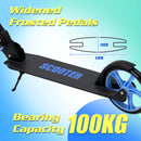 Advwin Kick Scooter Folding Scooter 3 Adjustable Height