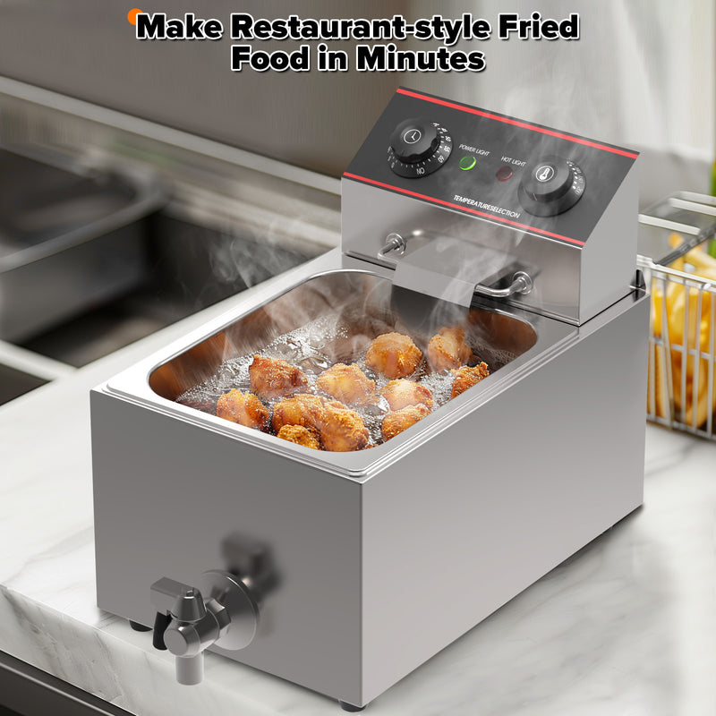 Advwin 2500W 10L Electric Single Deep Fryer(Pre-order)
