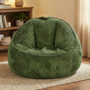 Advwin 90*92cm Corduroy Beanbag Sofa with Backrest