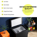 Advwin 50L Chest Freezer with Removable Wire Basket