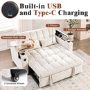 Advwin 3-in-1 Corduroy Convertible Sofa Bed