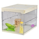 Advwin Foldable Transparent Hamster & Guinea Pig Cage
