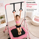 Advwin Kids Gymnastics Bar Adjustable Height Horizontal Bar