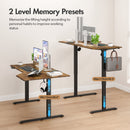 Advwin L-Shaped Electric Standing Desk 140x80cm