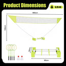 Advwin 4.6m All-in-One Portable Badminton Set
