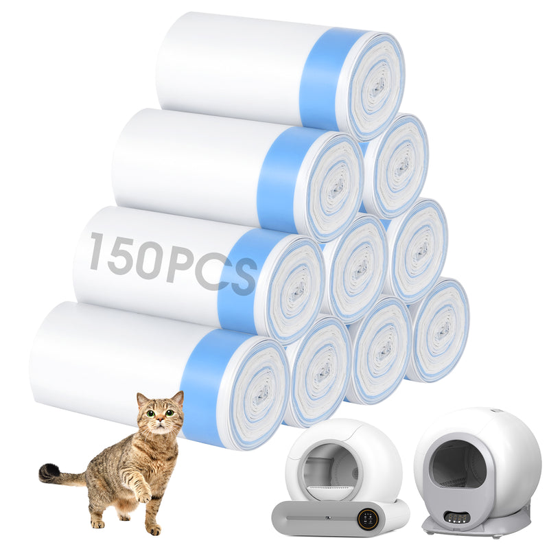 Advwin Trash Bags for Cat Litter Box 150 Count