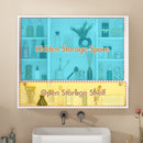 Advwin 90cm Bathroom Mirror Cabinet with LED Light