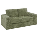 Advwin 162cm Loveseat Floor Sofa Corduroy Boneless Couch