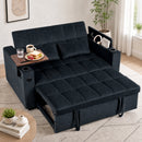 Advwin 3-in-1 Velvet Convertible Sofa Bed