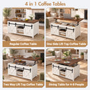 Advwin 4-in-1 Lift Top Coffee Table with Storage