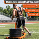 Advwin Weight Sled with Dual Posts for Strength Training