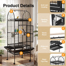 Advwin Large Bird Cage Top Ladder Parrot Aviary