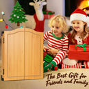 Advwin 18" Dartboard Cabinet Set with 6 Darts