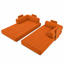 Advwin 5-in-1 Convertible Folding Loveseat Sofa Bed