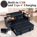 Advwin 3-in-1 Velvet Convertible Sofa Bed