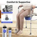 Advwin 6-Level Toilet Seat Height Adjustable for Elderly