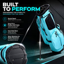 Advwin 7-Way Golf Stand Bag w/ Full-Length Dividers