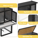 Advwin Rabbit Hutch 2 storey Wooden Pet Cage