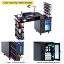 Advwin Manicure Table Dust with Dust Collector LED Light