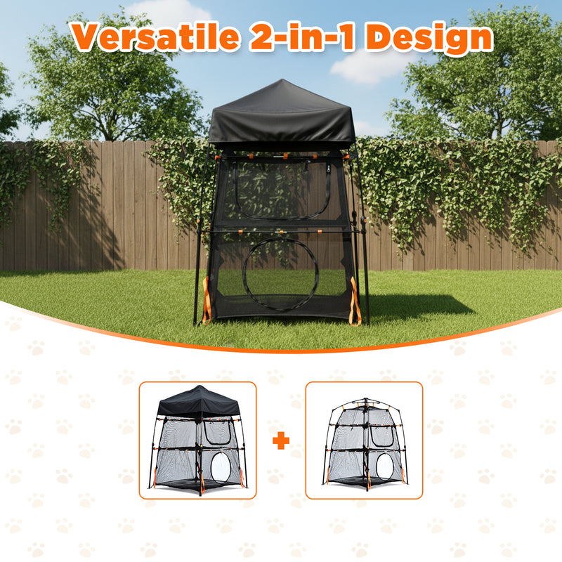 Advwin Cat Enclosure Cat Tower Tent for Indoor and Outdoor